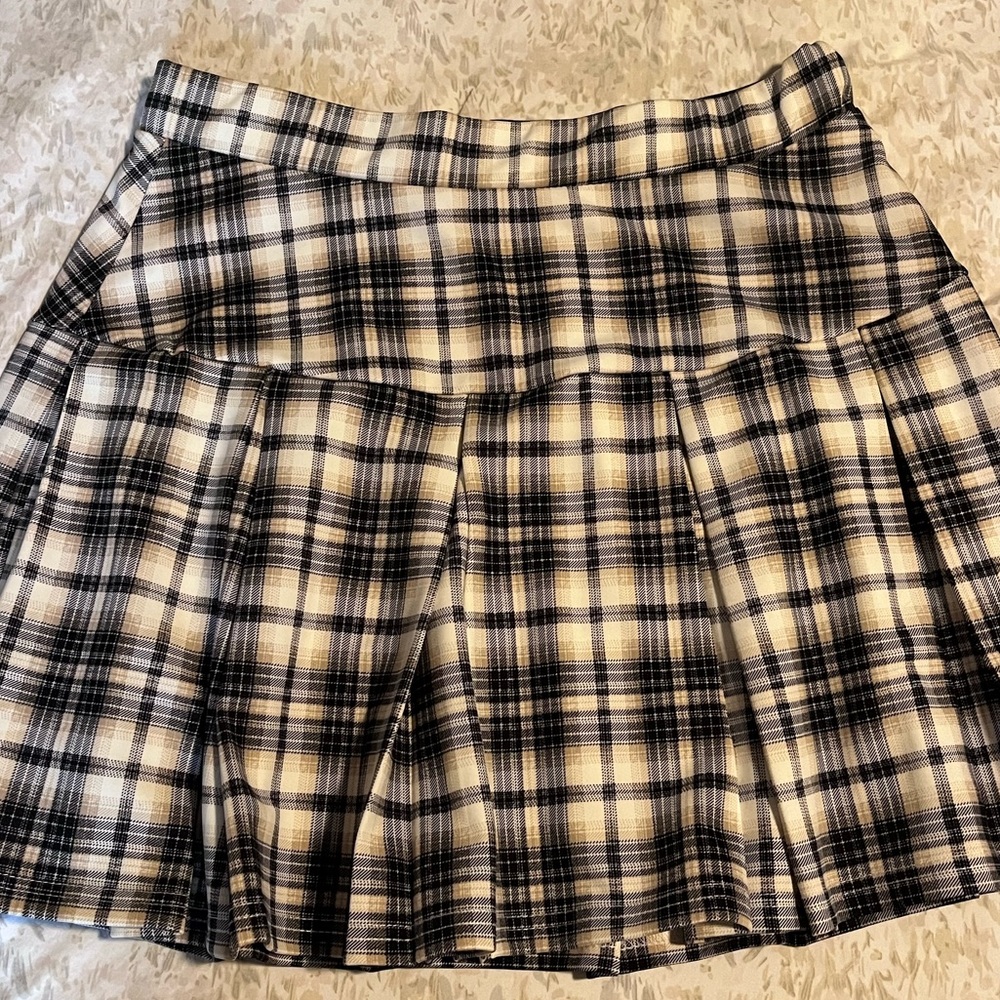 PLAID SKATER SKIRT